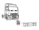 Headlight Housing RHS to suit Volvo FH/FM VER2