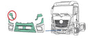Upper Bumper Extension RHS to suit Mercedes Actros MP4 Classic