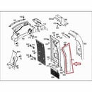 Mudguard Extension to suit Mercedes Actros MP4 LHS