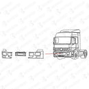 Bumper support suit Mercedes Actros Mp2/3
