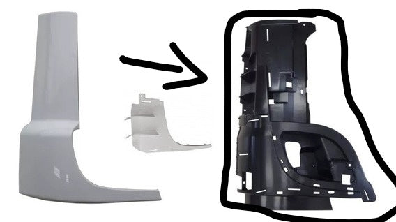 Inner Air Deflector LHS To suit Mercedes Atego
