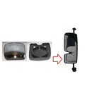 Small mirror glass to suit Mercedes Actros MP3 RHS